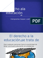 Derecho Ala Educación