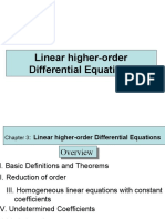 Linear Higher-Order Differential Equations