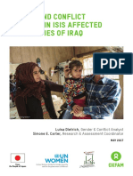 Gender and Conflict Analysis in ISIS Affected Communities of Iraq