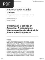 Tzeiman (2015) - Intelectuales y política en Argentina