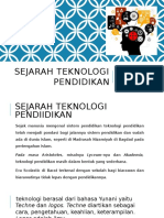 Sejarah Teknologi Pendidikan