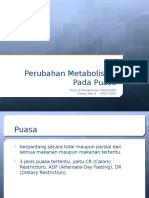 PPT Perubahan Metabolisme Pada Puasa Revisi