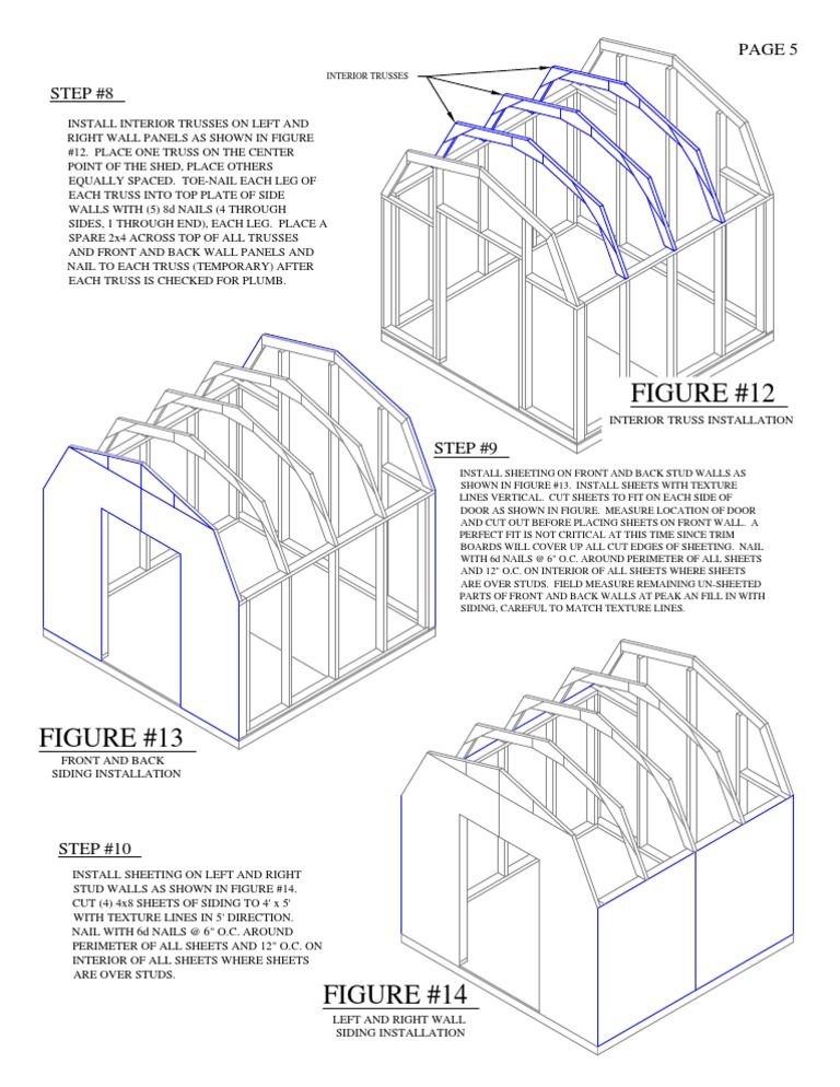 Siding and Truss Installation Guide | PDF | Wall | Truss