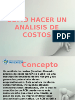 Analisis de Costos y Presupuestos