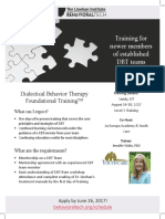 Foundations Training Flyer 2017