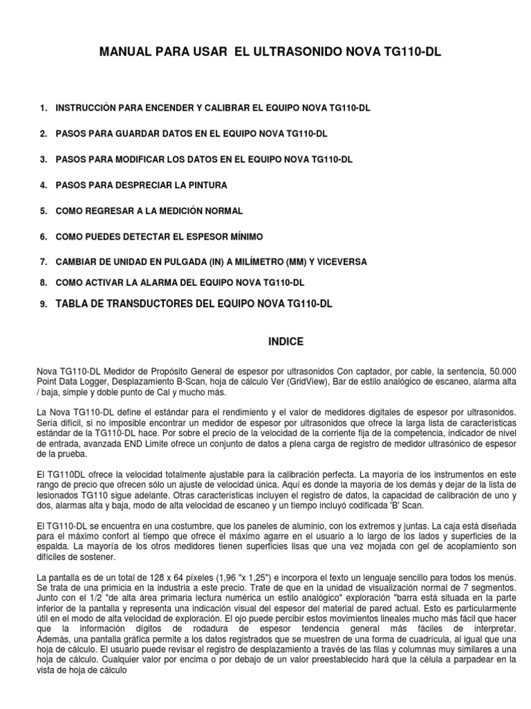 Nova Tg110 PDF | PDF | Aluminio | Science