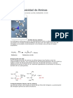Acidez y Basicidad de Aminas