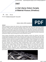 Kajian Pengadaan Alat Utama Sistem Senjata (Alutista) Dan Alat Material Khusus (Almatsus) - Advokat Procurement