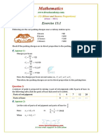 Direct and Inverse Proportions