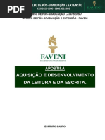 Aquisição e Desenvolvimento Da Leitura e Da Escrita
