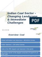 Indian Coal Sector - Changing Landscape & Immediate Challenges