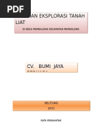 Download Laporan Eksplorasi Tanah Liat by Damos Tinambunan SN349915011 doc pdf