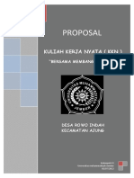 Contoh Proposal Kegiatan KKN