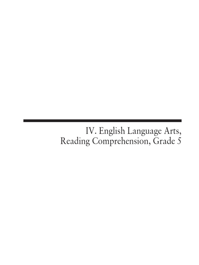 Grade 5 Reading and Writing Comprehension | PDF | Flowers | Pollination