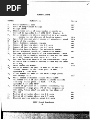 Steel Handbbok | PDF | Structural Steel | Bending