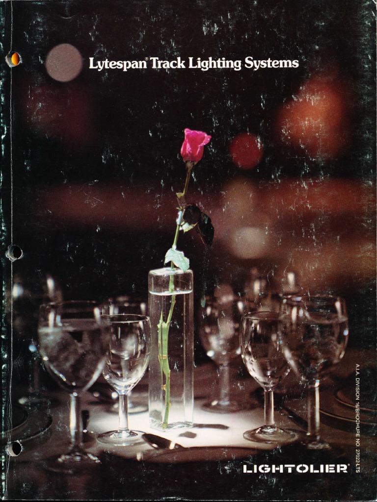 Lightolier Lytespan Track Lighting Systems Catalog 1984