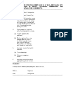 Property Declaration Form