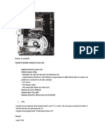 ESPECIFICACIONES DE TARJETA MADRE Asrock x99