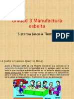 Unidad 3 Manuft, Esbelta JIT