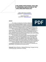 Distance-Delivered Portuguese Levelling Course: A Research Application of The Challenge Methodology