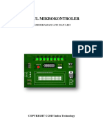 Manual Book Modul Mikro LCD Dan LED