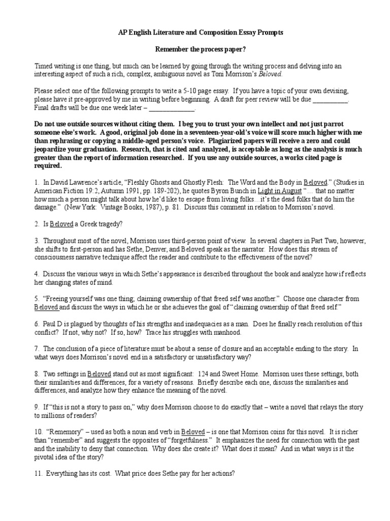 List of Superb Beloved Essay Topics & Questions - Bestessay4u