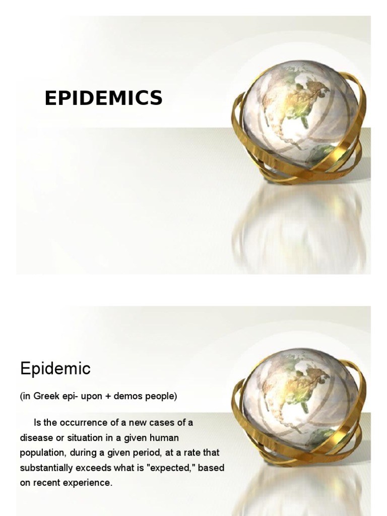 Understanding Epidemics: Causes & Control | PDF | Epidemics | Epidemiology
