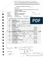Sample Format Inspection Report Checklist