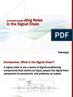 Noise in The Signal Chain Webinar