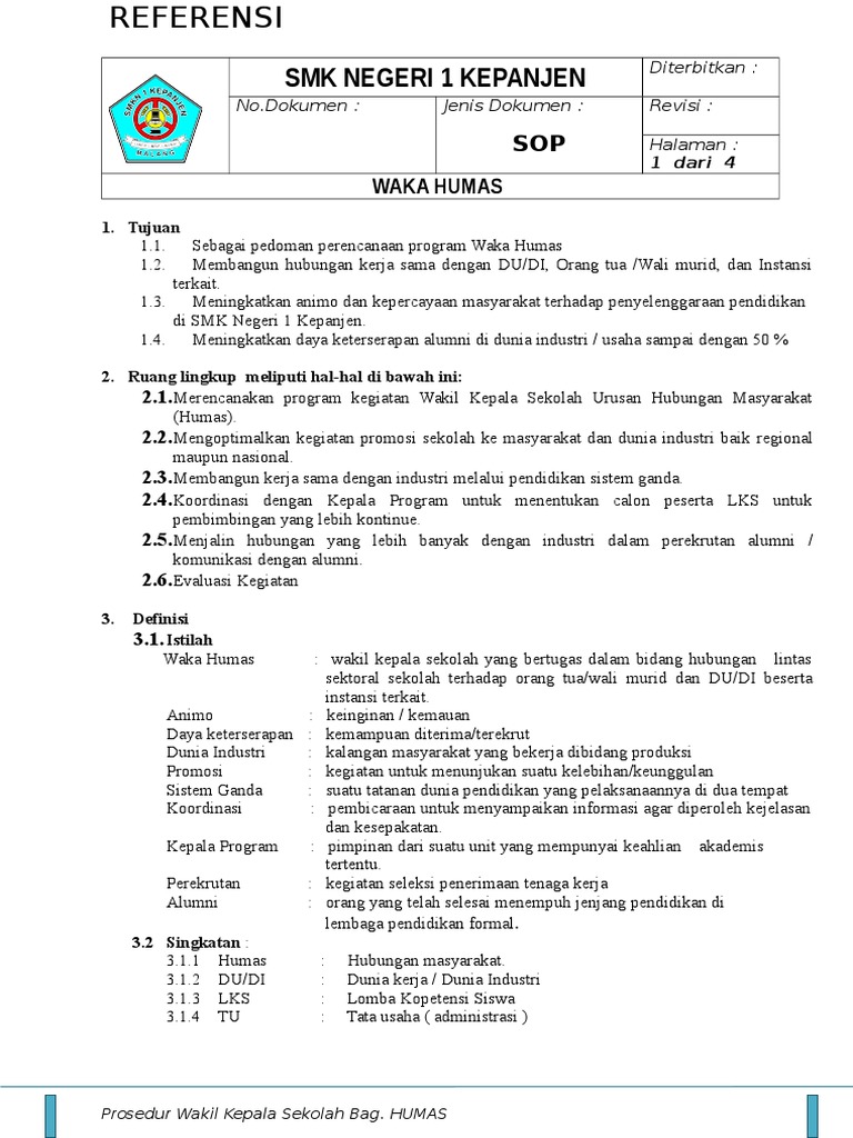 Download Program Kerja Tata Usaha Smp 2018 Doc beautifulfasr