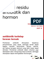 Analisi Residu Antibiotik Dan Hormon