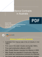 Alliance Contracts in Australia