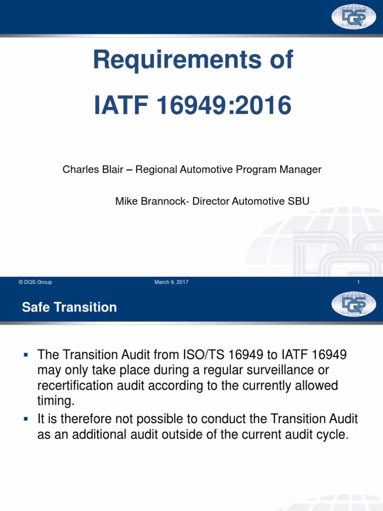 Questionnaire Iatf 16949 Pdf _ AUTOMOTIVE QUALITY MANAGEMENT SYSTEM ...