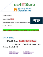 New Pass4itsure IASSC ICBB Exam - IASSC Certified Lean Six Sigma Black Belt