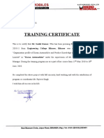 Karan Automobiles Certificate2