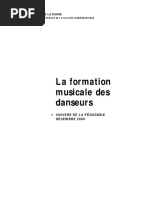 La Formation Musicale Des Danseurs
