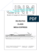 Ro-Ro/Pax Class Mega Express: Studio Di Lngegneria Navale e Meccanica