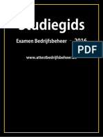 Studiegids Examen Bedrijfsbeheer