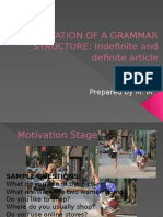 Presentation of A Grammar Structure