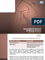 International Journal of Mining Science - ARC Journals