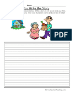 You Write The Story Mom Son Worksheet PDF