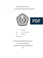 Laporan Pratikum Lab k3 Pencahayaan