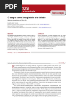O corpo como imaginário da cidade