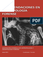 Recomendaciones en Antropologia Forense Aeaof 2013