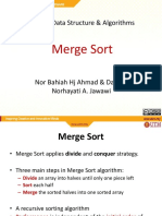 Merge Sort: SCJ2013 Data Structure & Algorithms