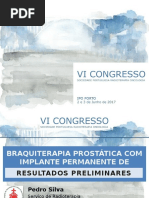  BRAQUITERAPIA PROSTÁTICA COM IMPLANTE PERMANENTE DE SEMENTES DE IODO-125  - Resultados Preliminares