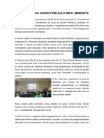 III Seminário da Saúde Pública e Meio Ambiente