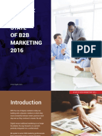 Regaliz State of b2b Marketing 2016