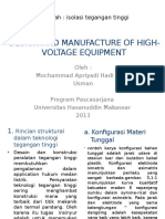 Design and Manufacture of High-Voltage Equipment
