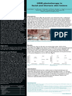 HDR plesiotherapy in facial and thoracic skin lesions